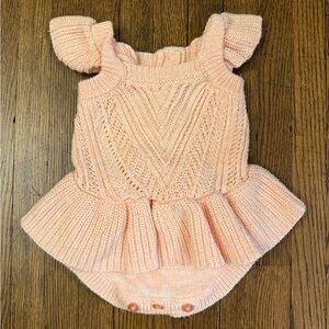 Nicole Miller Pink Knit One Piece